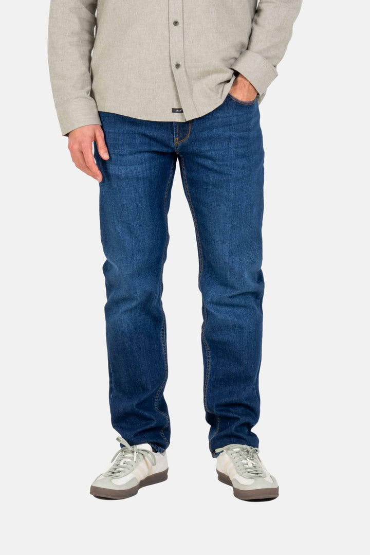 NOVA 2 Tapered Fit Jeans - Washed Indigo