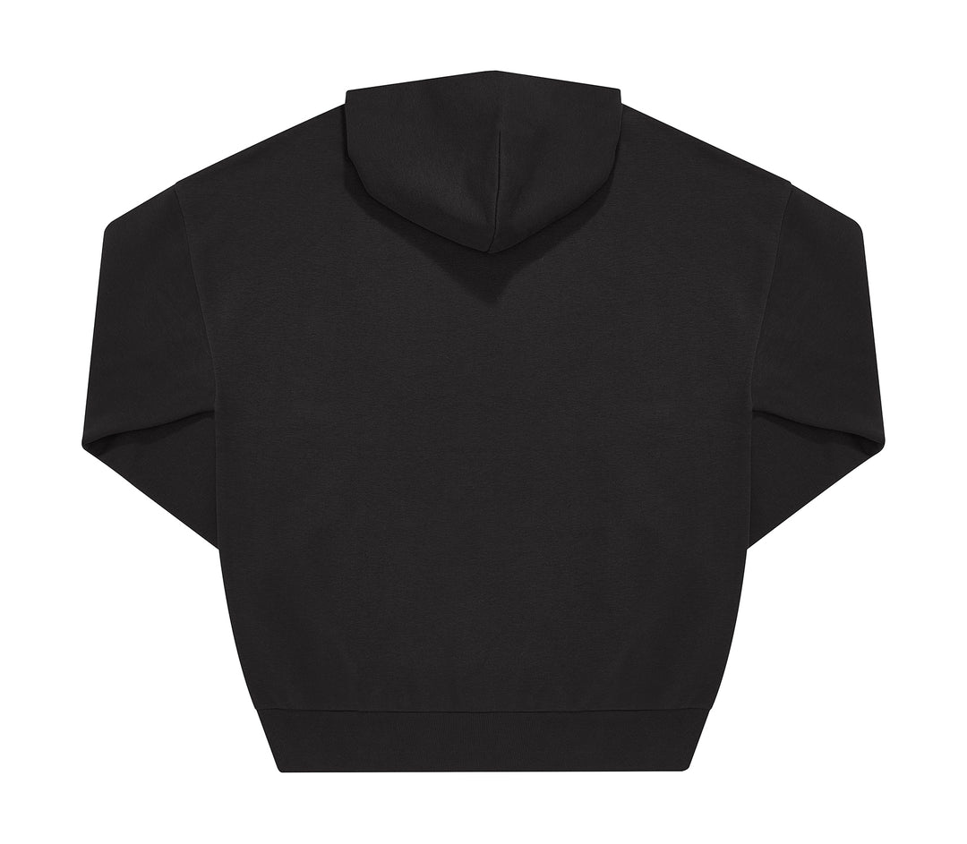 Unisex Oversized Hoodie INFLUENCE - black & amalfi teal