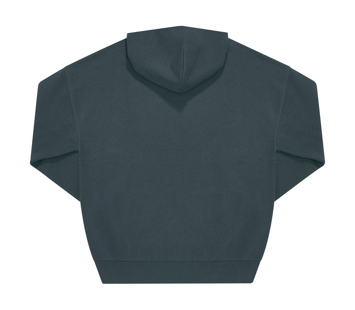 Unisex Oversized Hoodie INFLUENCE - black & amalfi teal