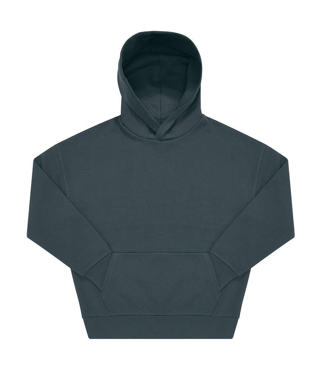 Unisex Oversized Hoodie INFLUENCE - black & amalfi teal