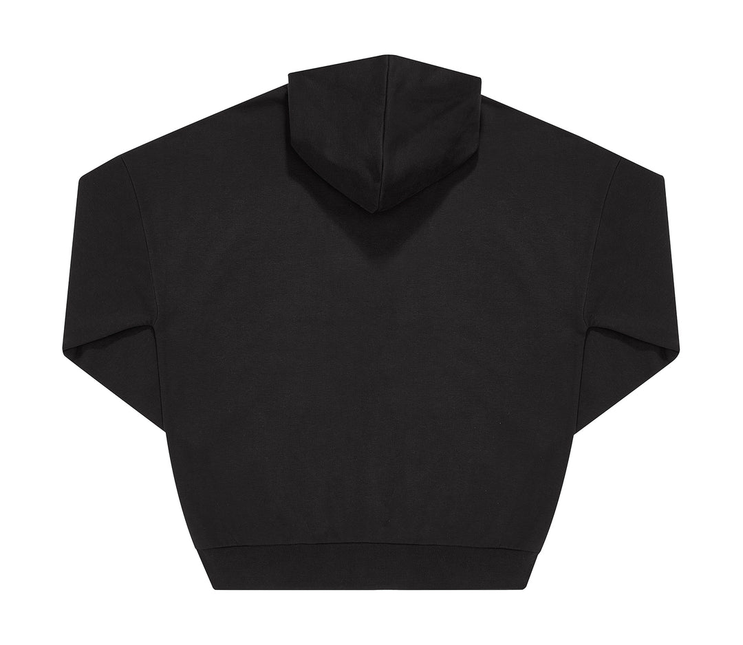 Unisex Oversized Zip Hoodie INFLUENCE - black