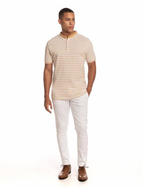 gestreiftes Polo-Shirt aus Baumwolle für Herren I Shirts online bestellen 