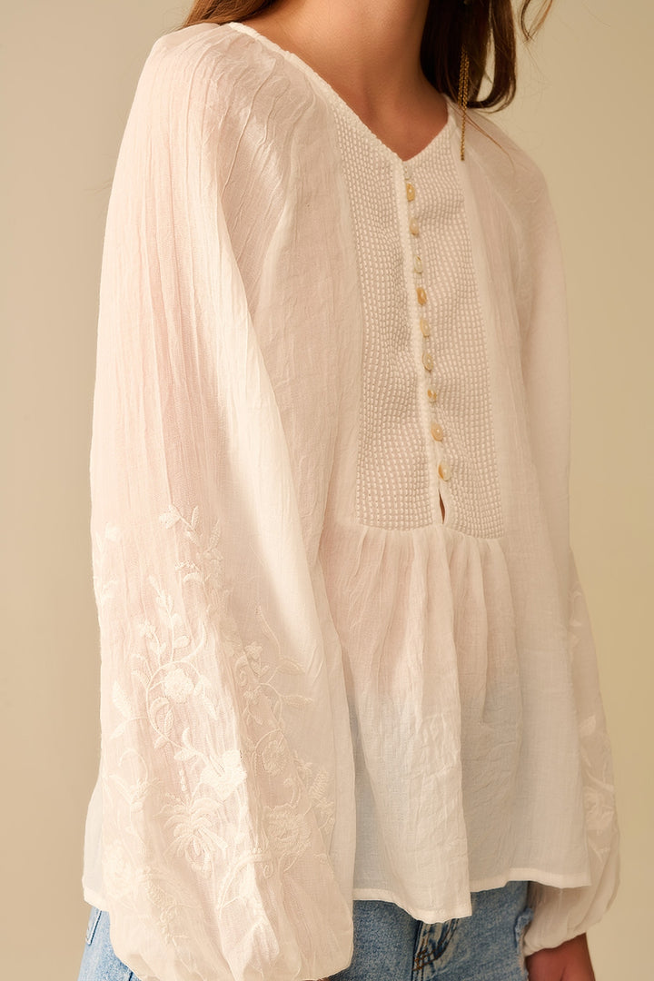 Chiffonbluse