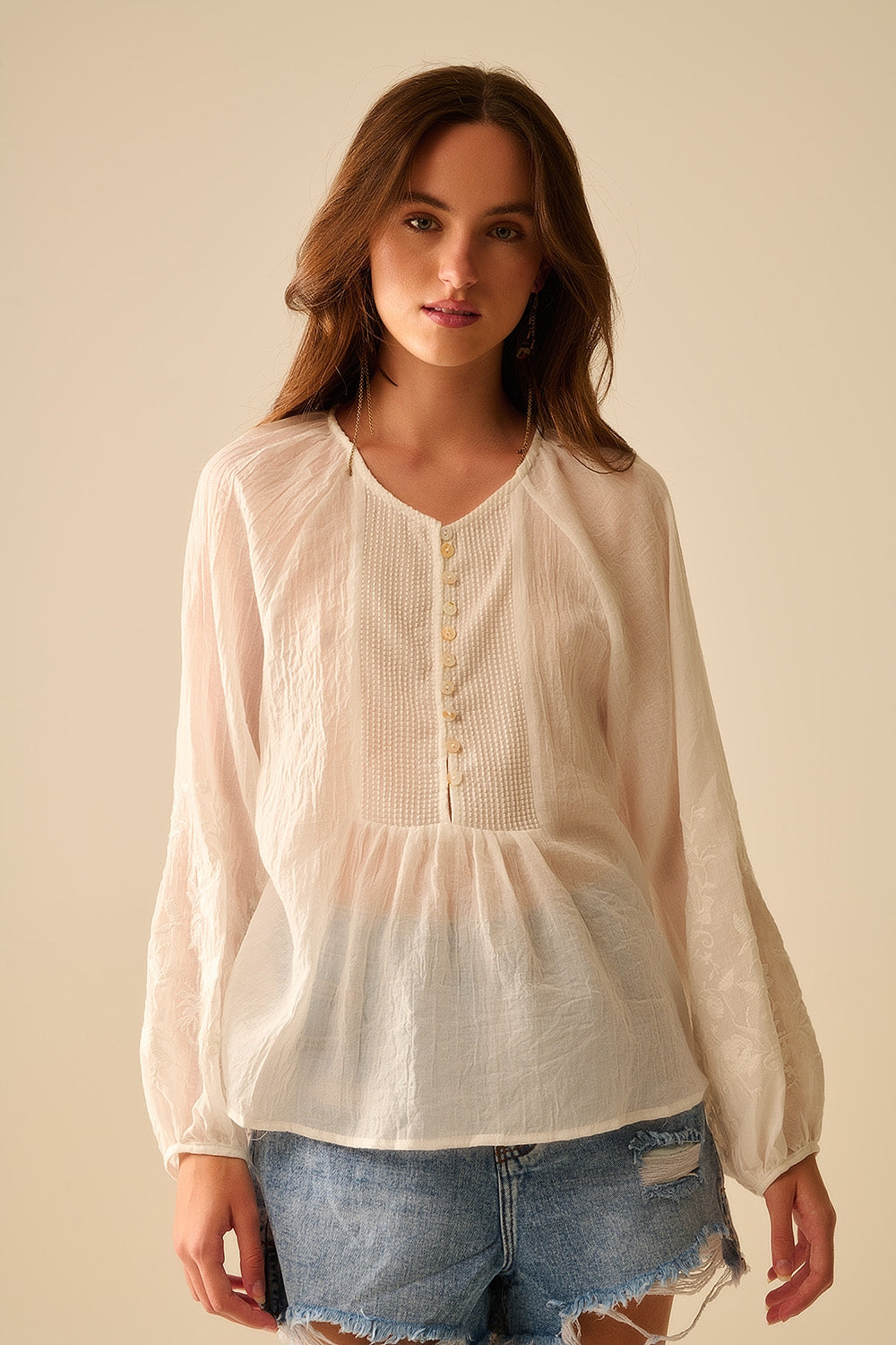 Chiffonbluse