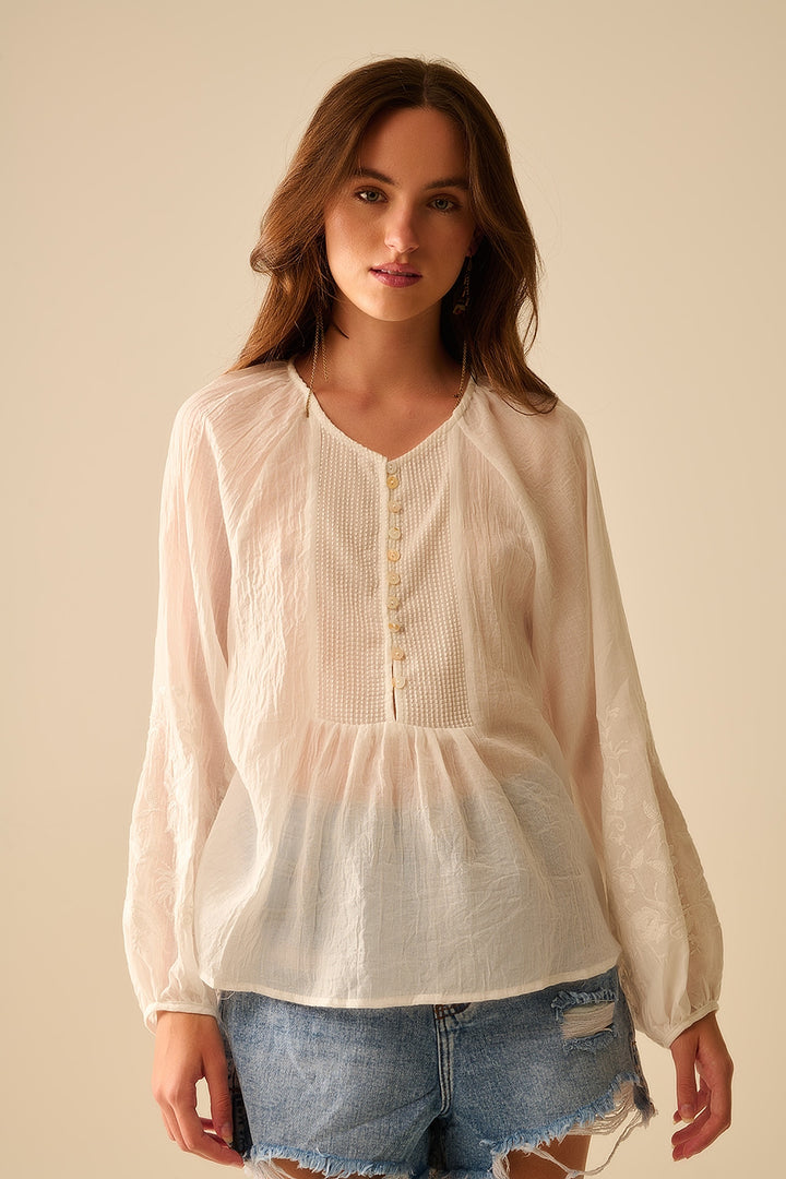 Chiffonbluse