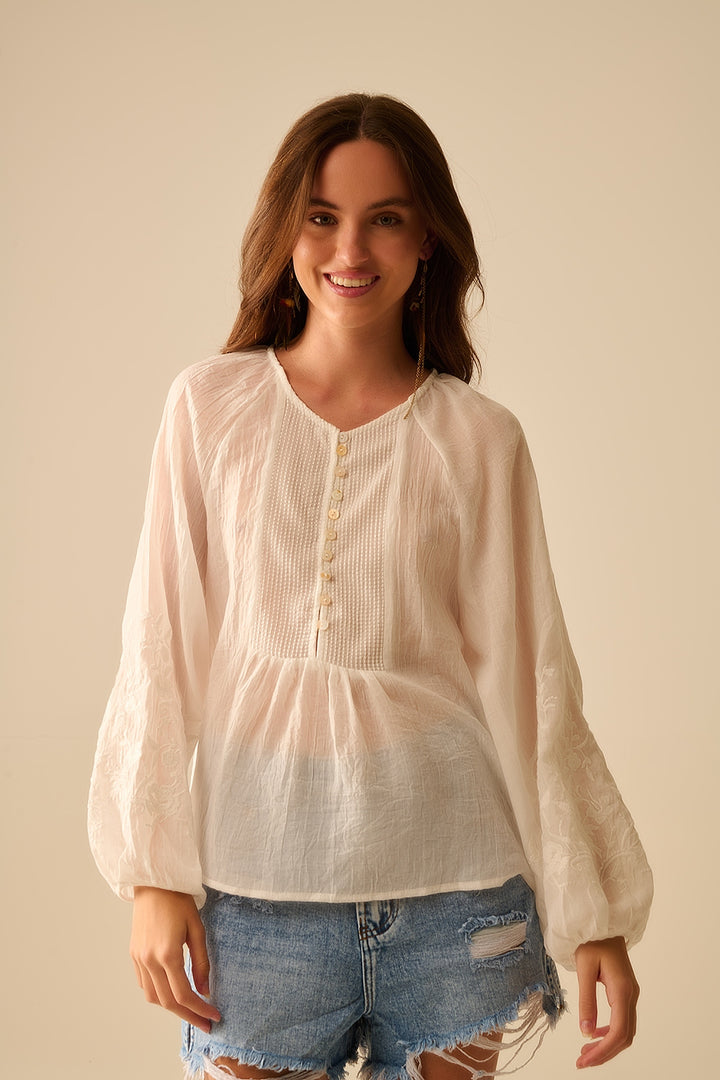 Chiffonbluse