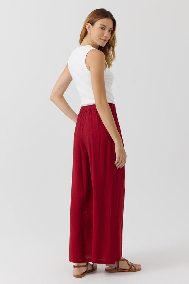 Wide Leg Hose aus Viscose