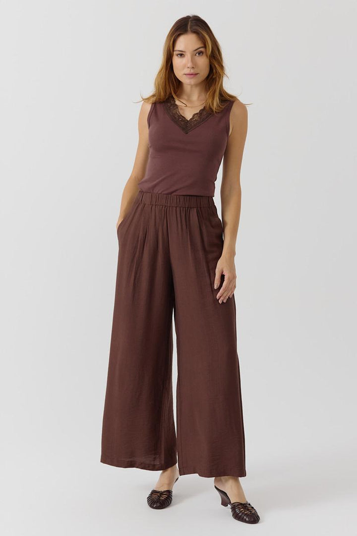 Wide Leg Hose aus Viscose