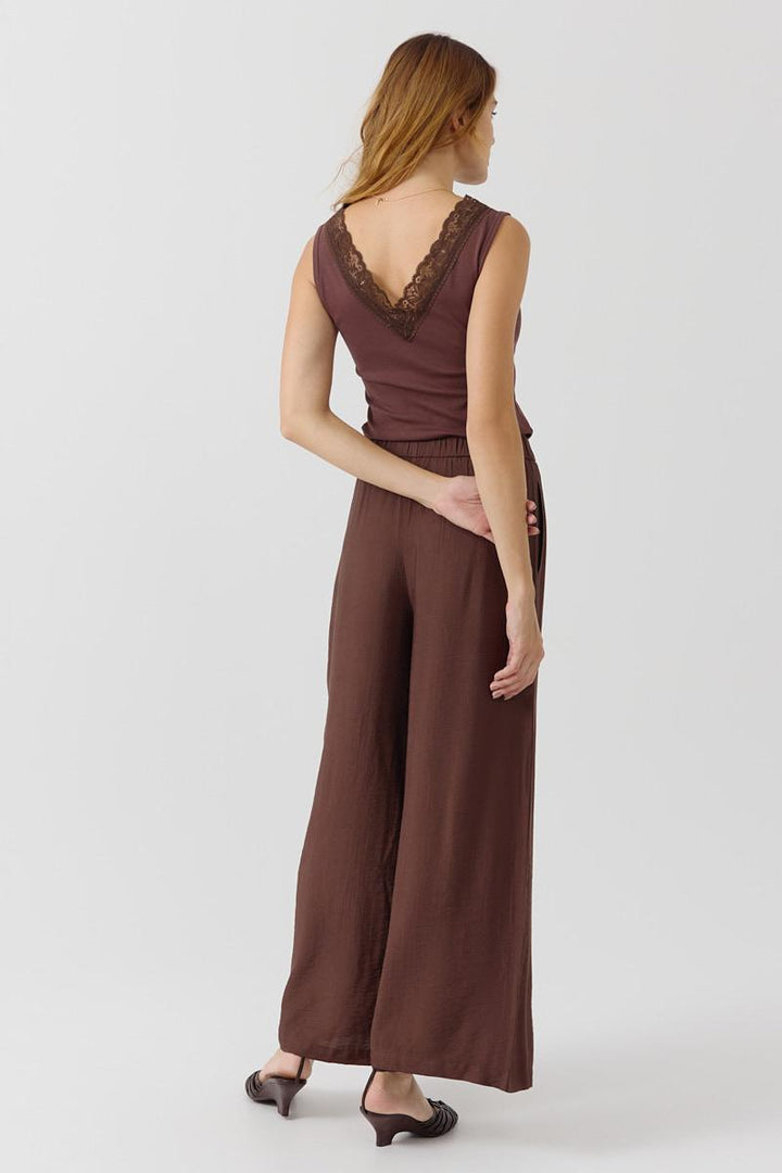 Wide Leg Hose aus Viscose