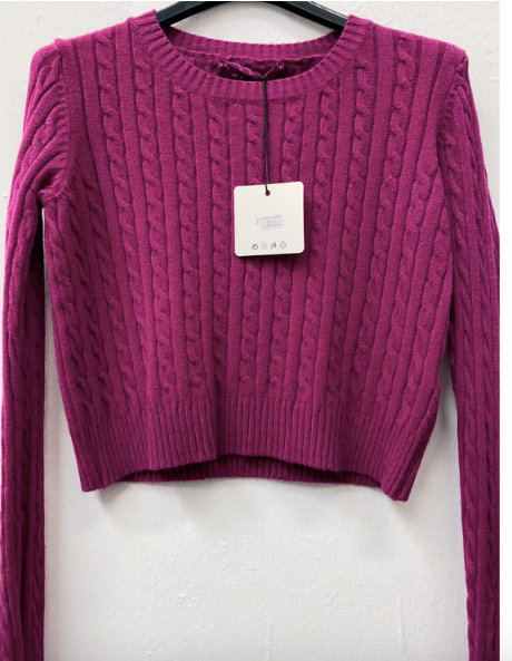 Cropped Strickpullover für Damen verschiedene Farben I Pullover kaufen