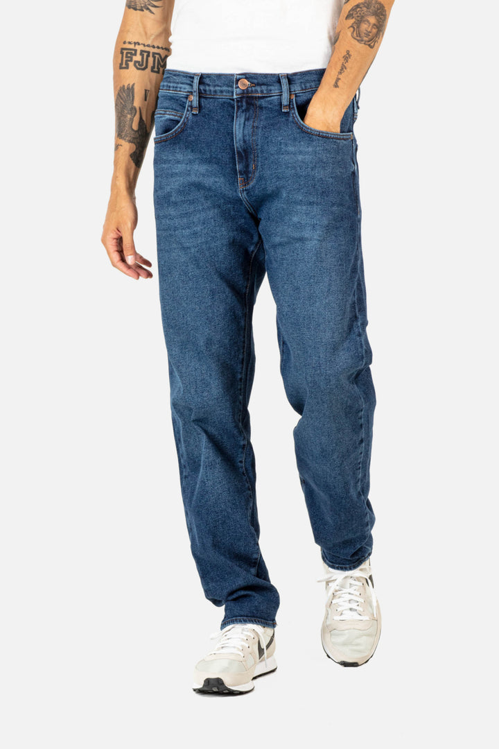 BARFLY Straight Leg Jeans - dark blue stone
