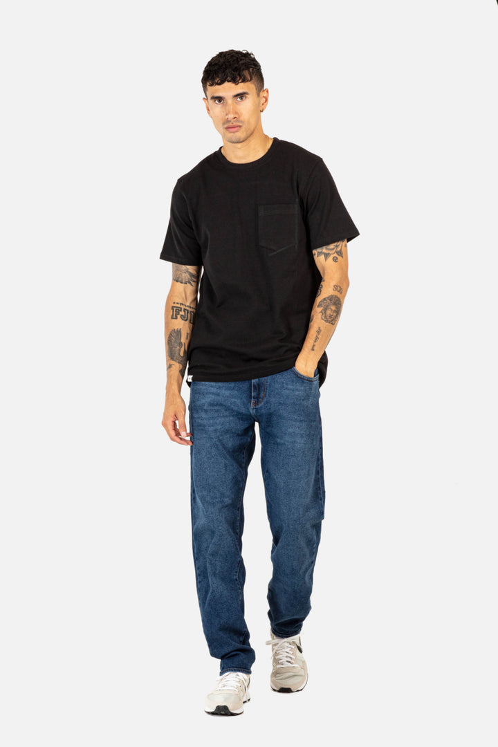 BARFLY Straight Leg Jeans - dark blue stone