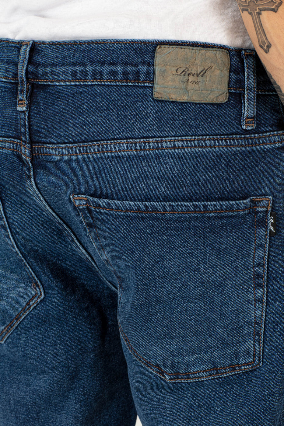 BARFLY Straight Leg Jeans - dark blue stone