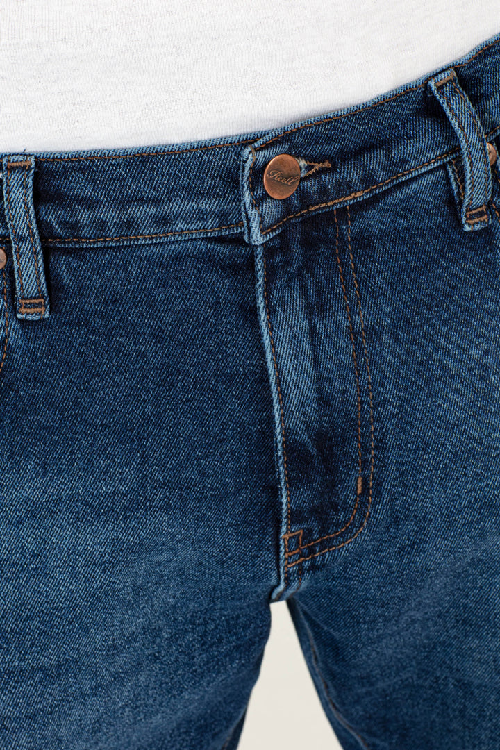 BARFLY Straight Leg Jeans - dark blue stone