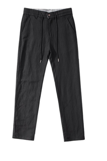 Straight-Fit Leinenhose