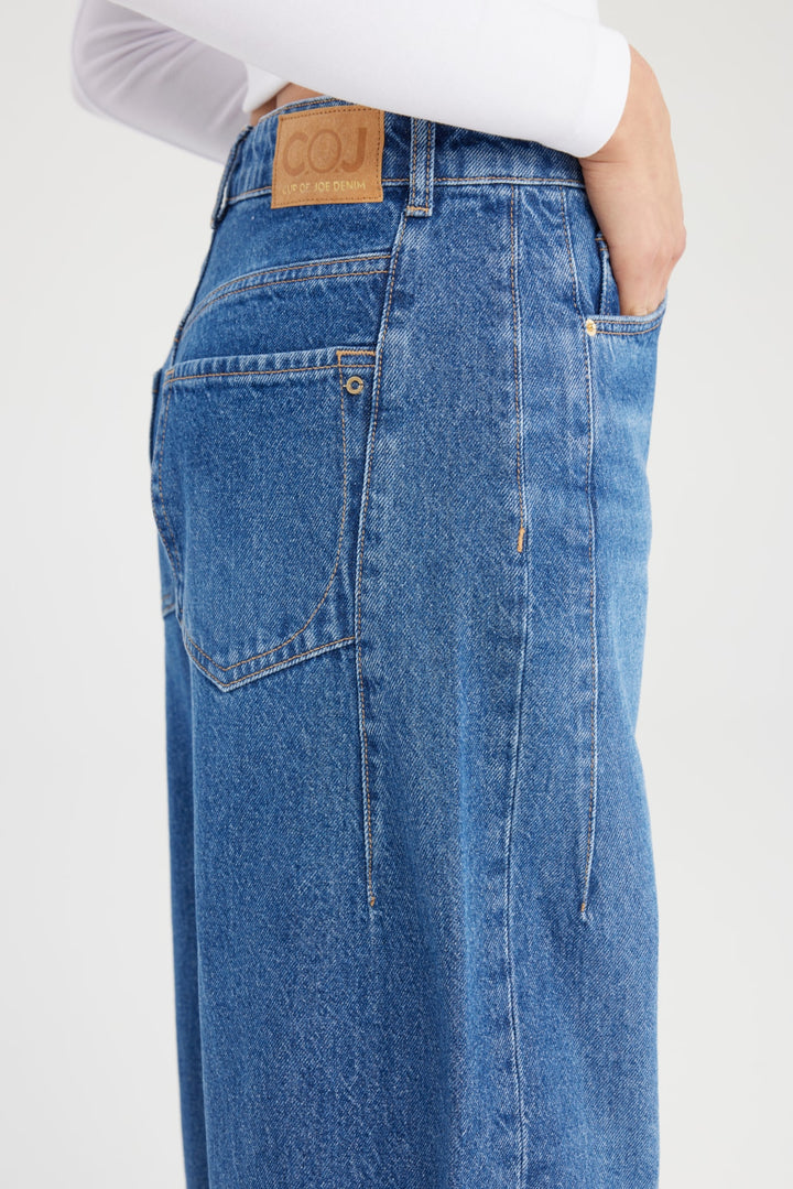 CLARA Balloon Fit Jeans - medium blue