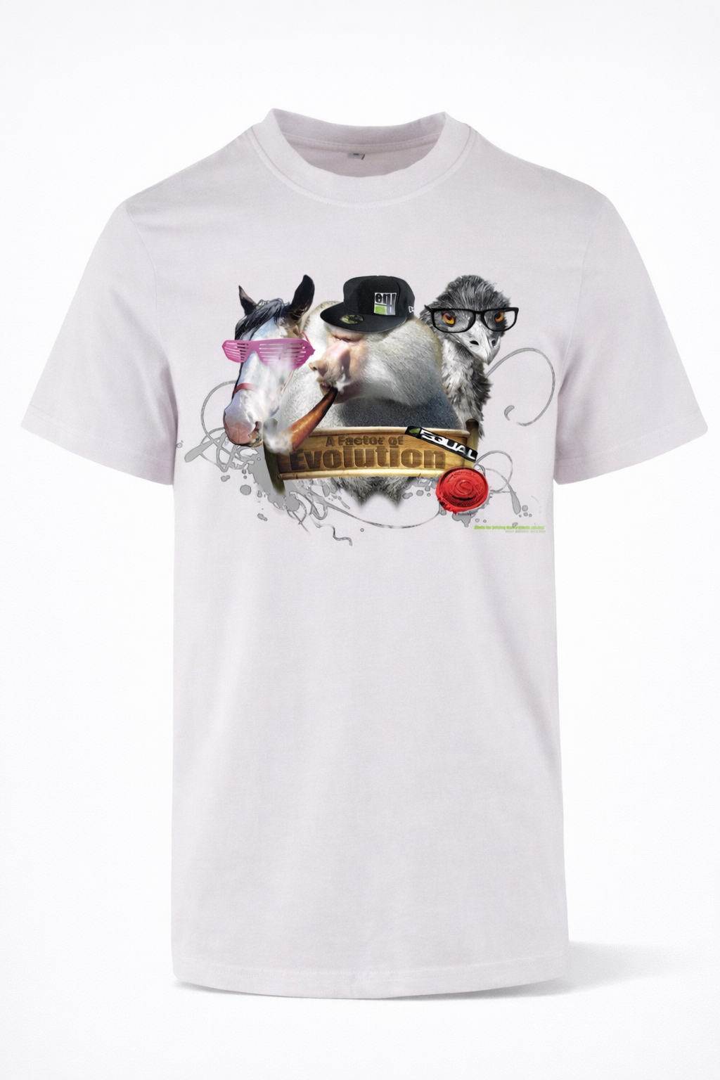 EVOLUTION Graphic Vintage Unisex T-Shirt | Limited Edition | soft lilac
