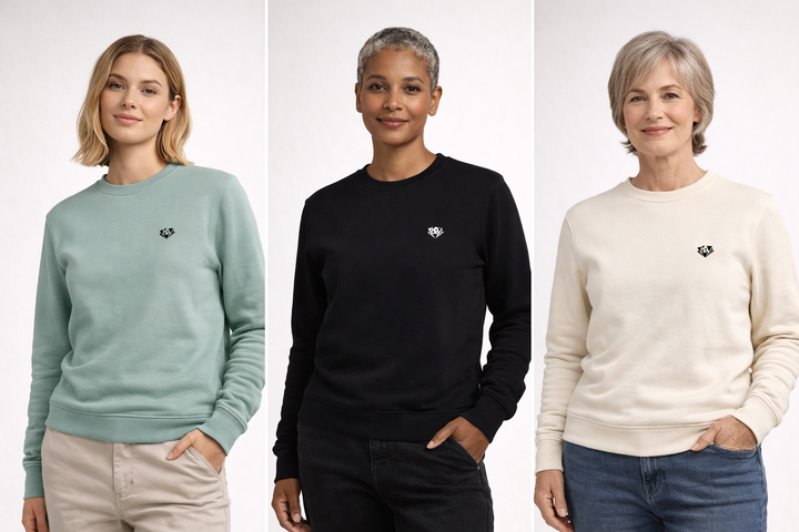 KA UNiKAT Limited Unisex Inspire Crew Neck aus Bio-Baumwolle in verschiedenen Farben