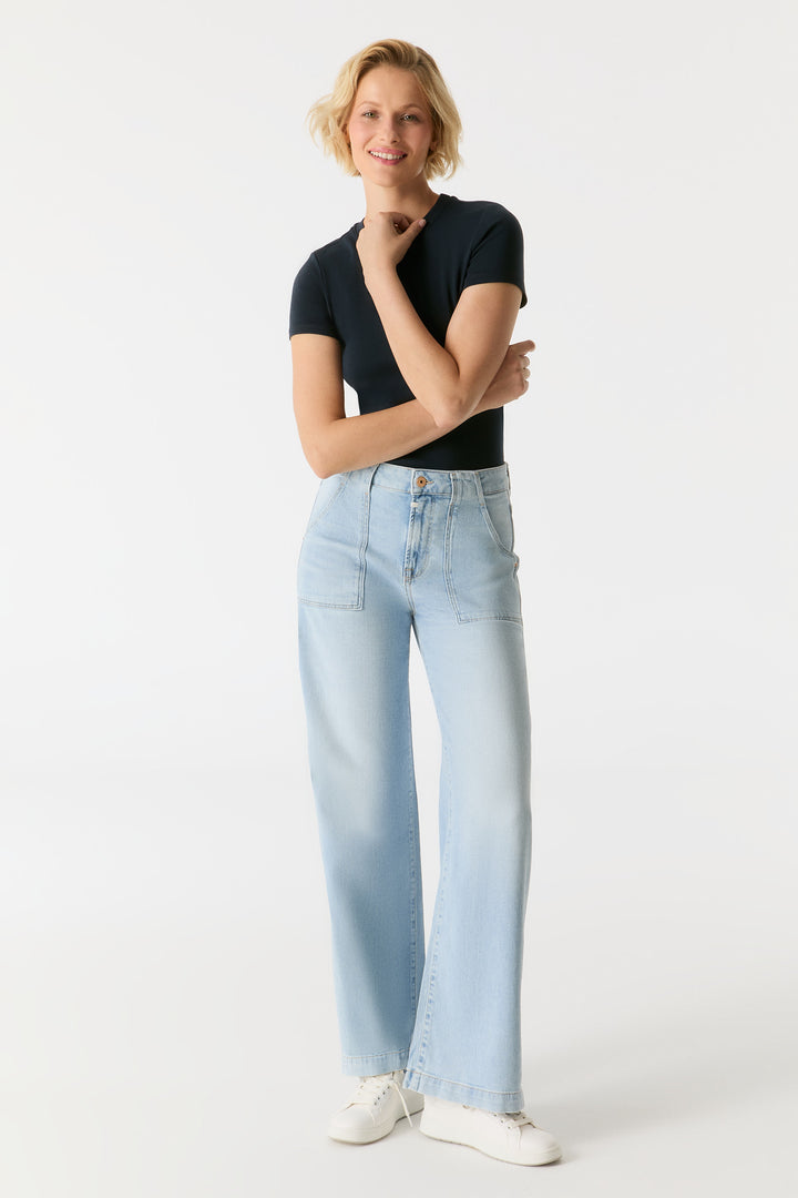 LYNN Boyfriend/Mom Jeans bleu moyen vintage 