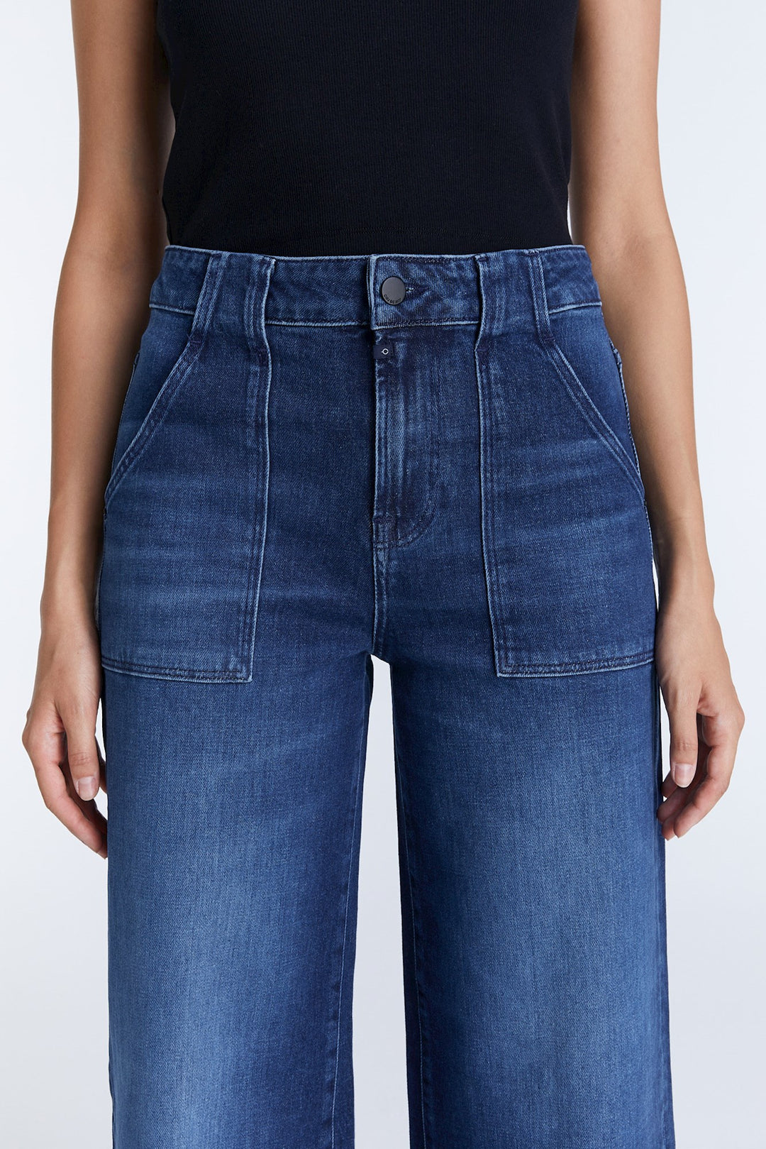 LULU High Waist Jeans dark blue