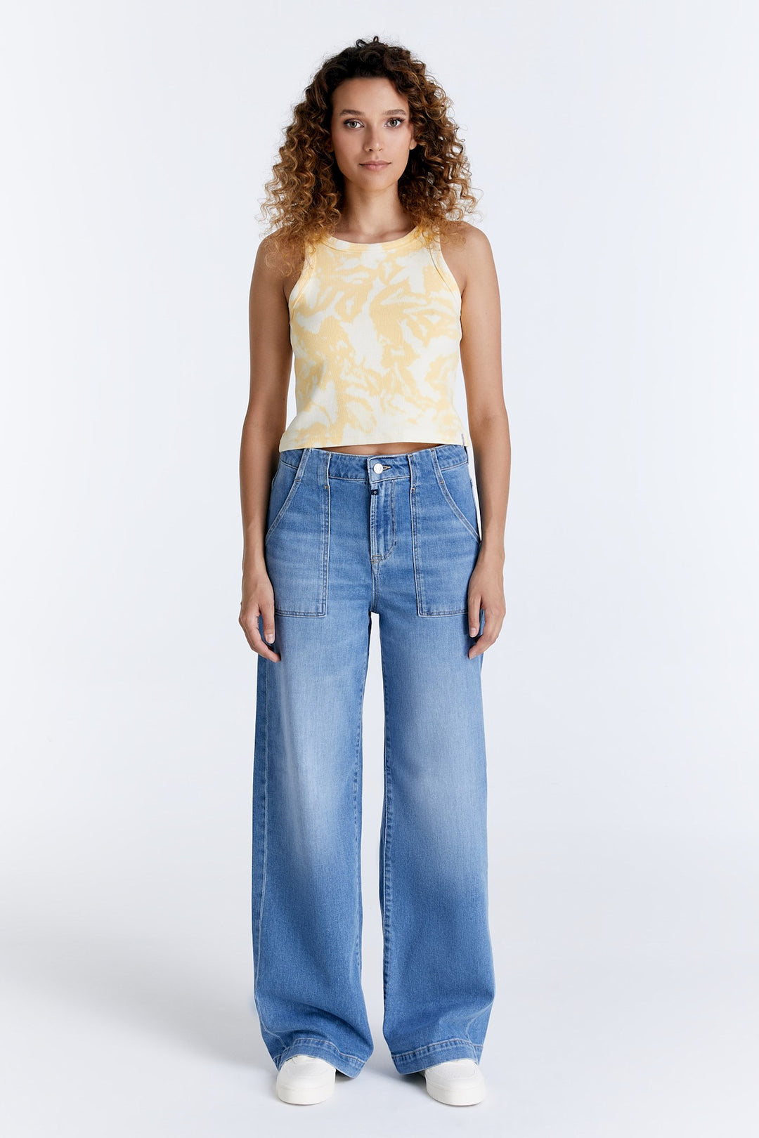 LYNN Boyfriend/Mom Jeans bleu moyen vintage 