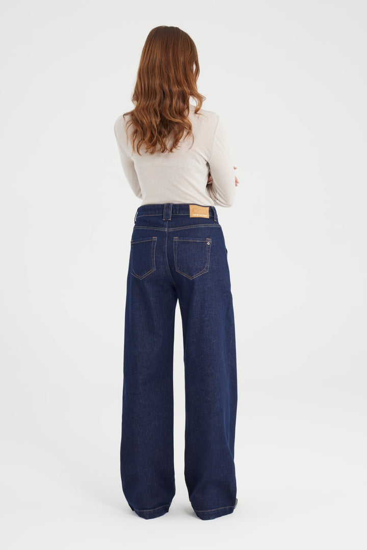 LULU High Waist Jeans - raw denim