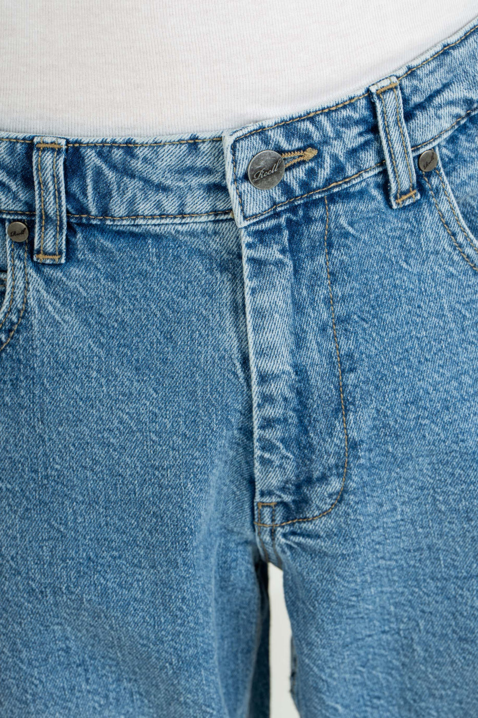 LOWFLY 2 Straight Leg Jeans - classic mid blue