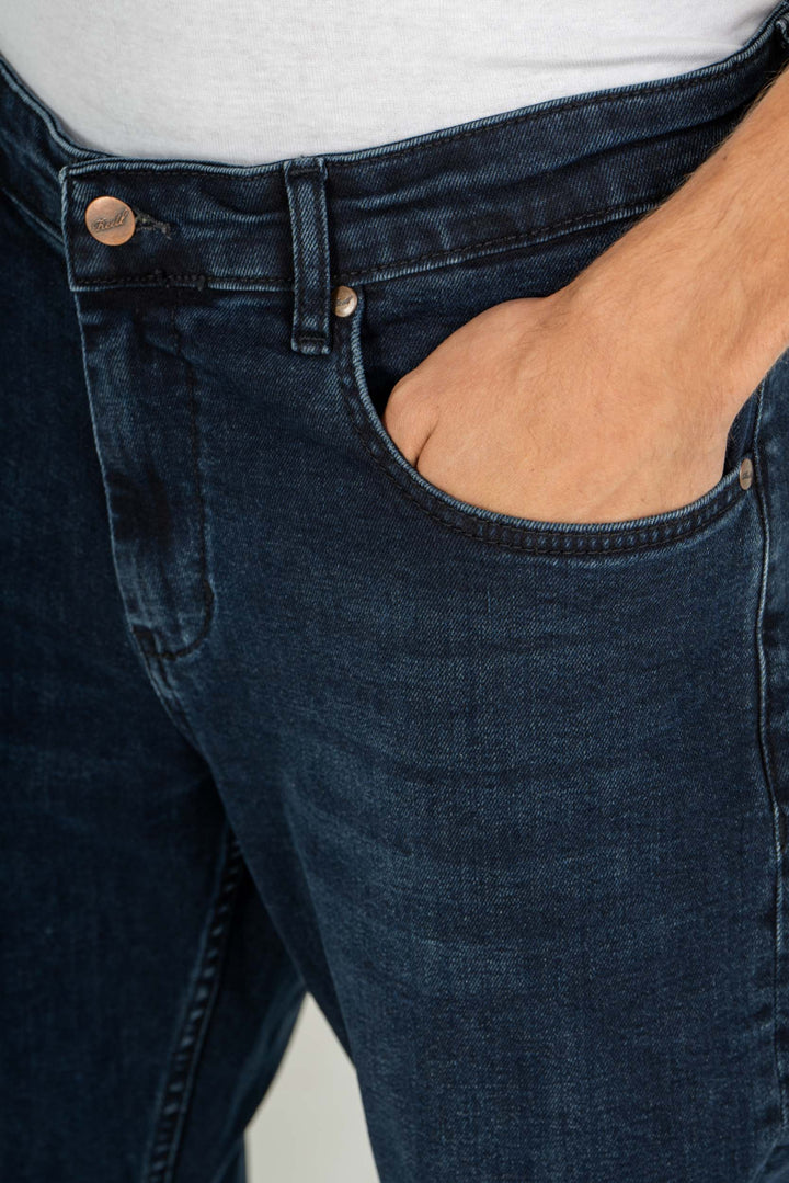 LOWFLY 2 Straight Leg Jeans - verdi blue wash