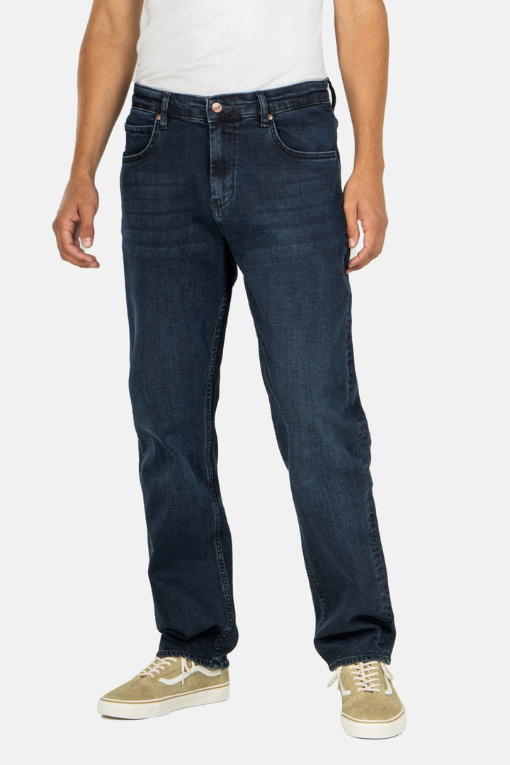 LOWFLY 2 Straight Leg Jeans - verdi blue wash