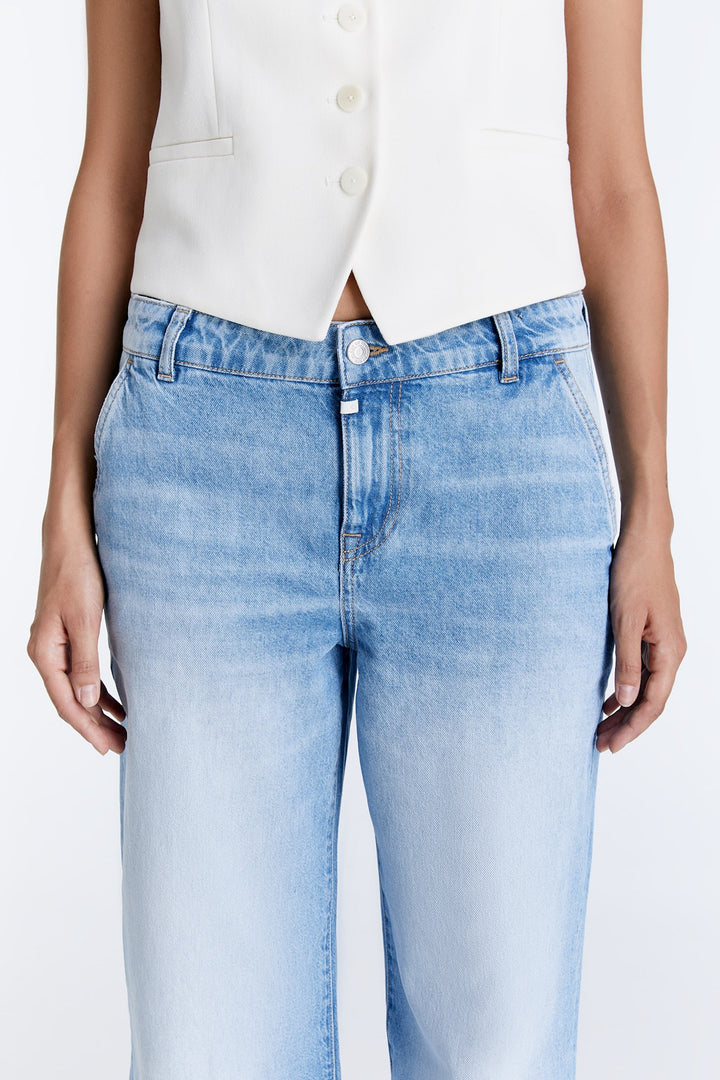 MAXINE High Waist 5 Pocket Jeans Light blue