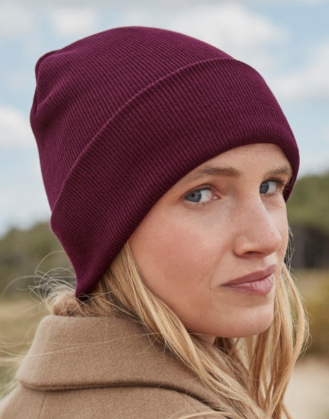 Unisex-Organic Cotton Cuffed Beanie