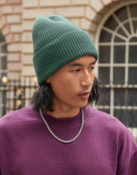 Unisex Oversized Cuffed Beanie - in vielen Farben