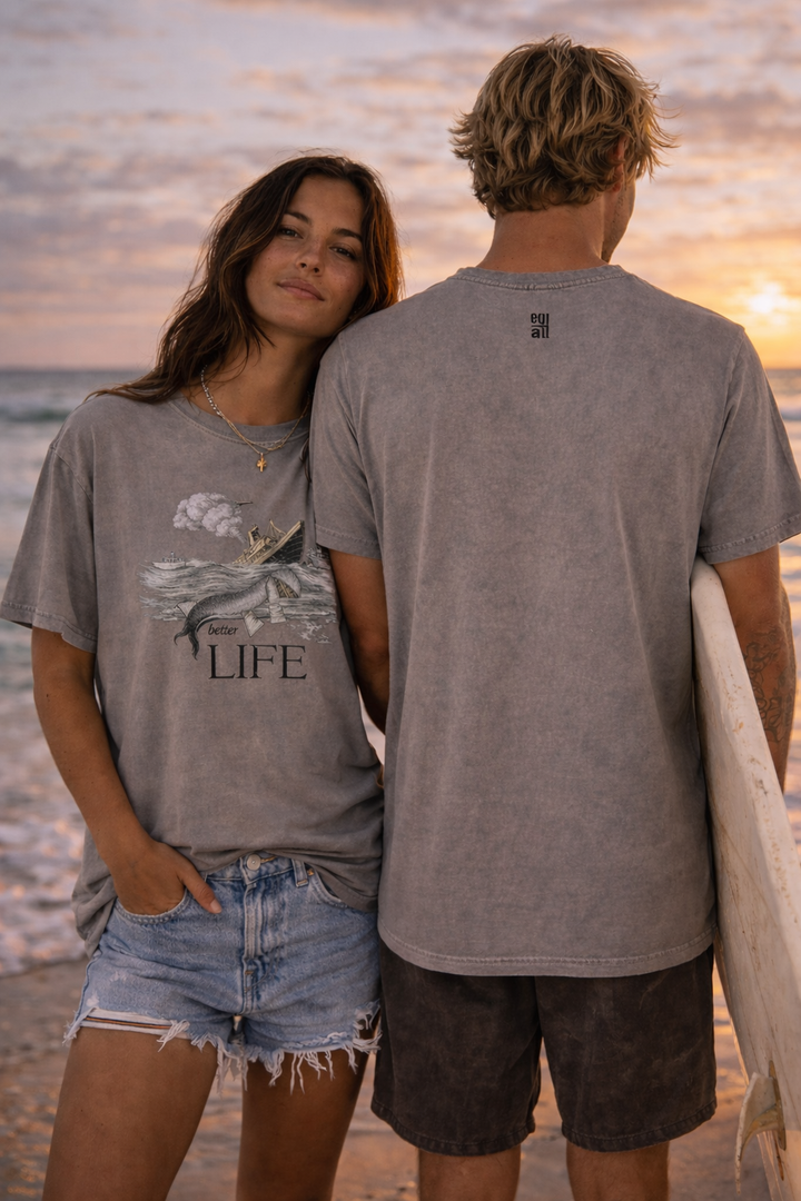 SEALIFE Graphic Vintage Unisex T-Shirt | Limited Edition I balticblue