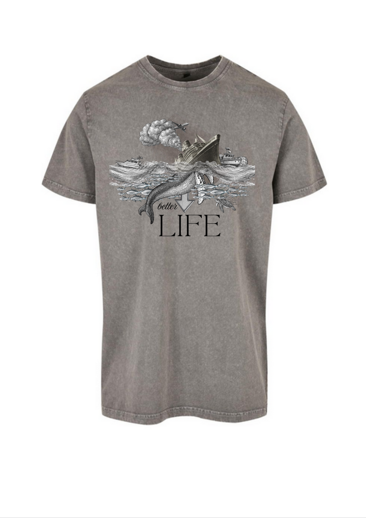 SEALIFE Graphic Vintage Unisex T-Shirt | Limited Edition I balticblue