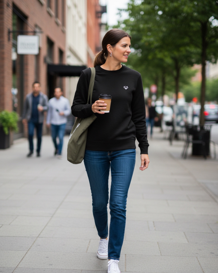 KA UNiKAT Limited Unisex Inspire Crew Neck aus Bio-Baumwolle in verschiedenen Farben