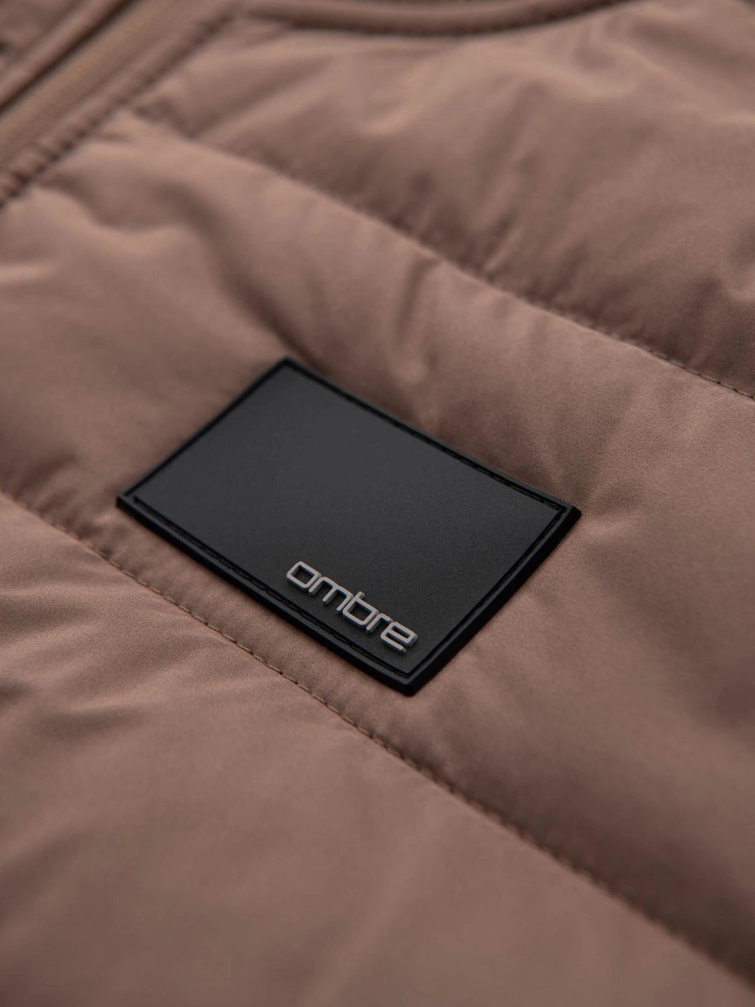 Steppjacke mit Kapuze - hellbaun