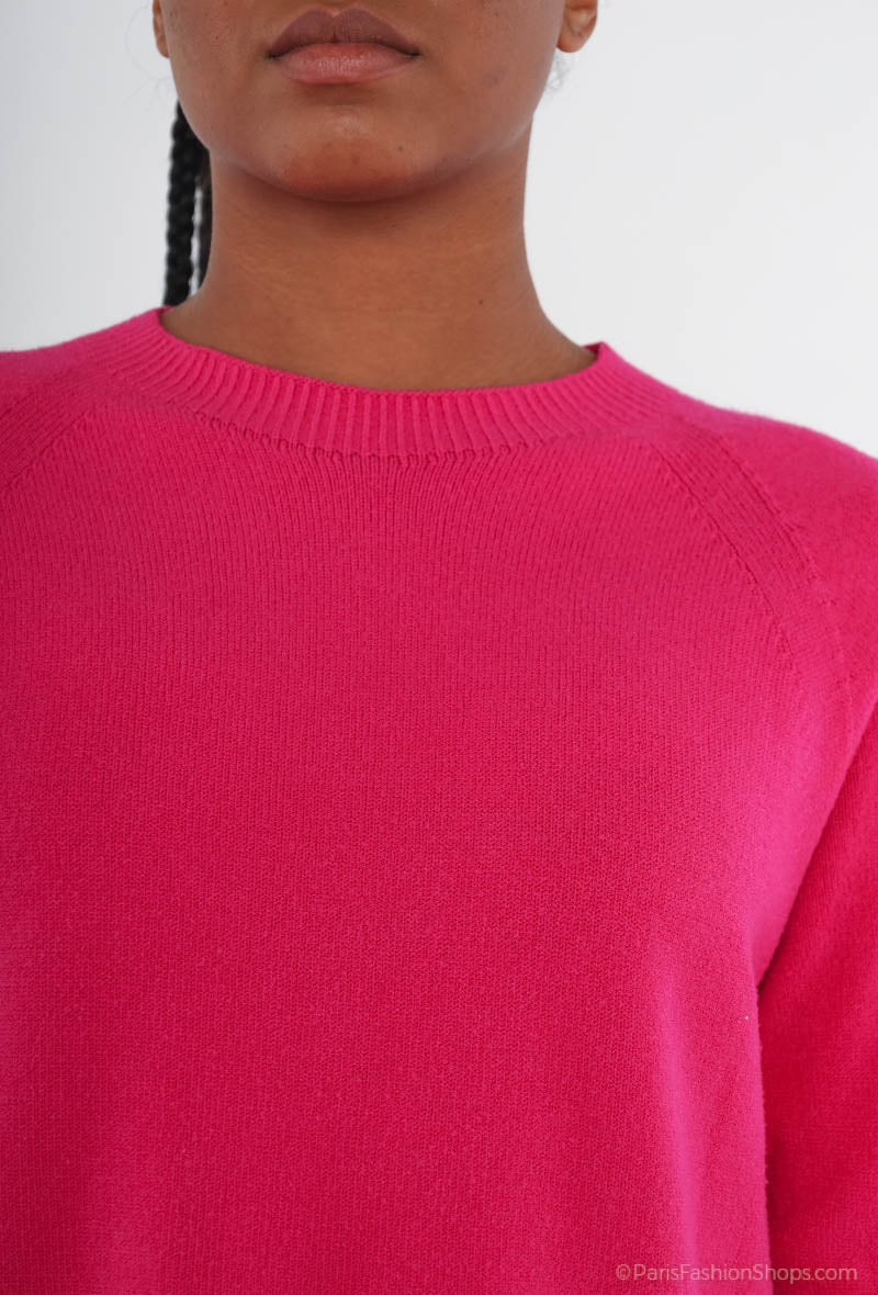 Cropped Pullover aus Viskose in vielen Farben