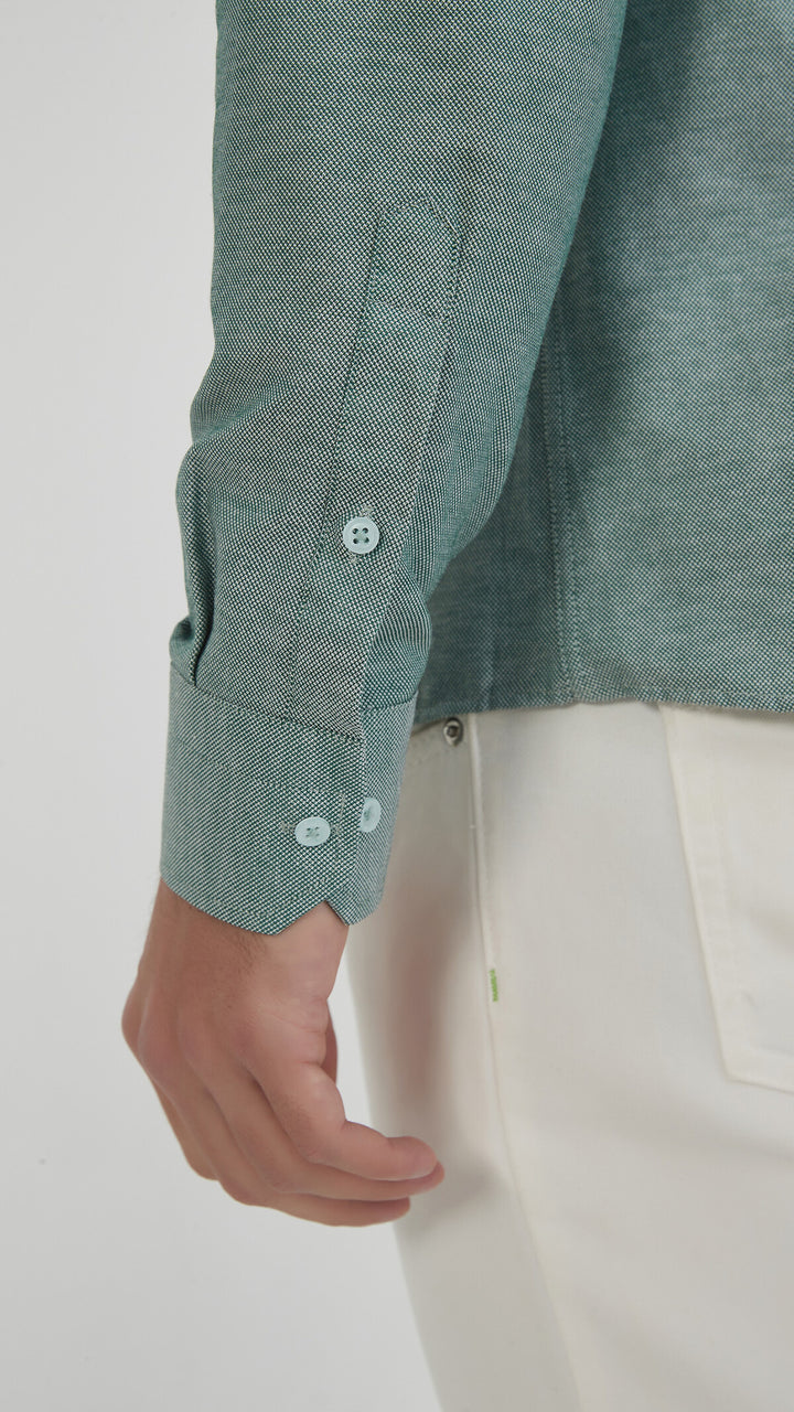 Relaxed Fit Hemd - dunkelbraun/khaki