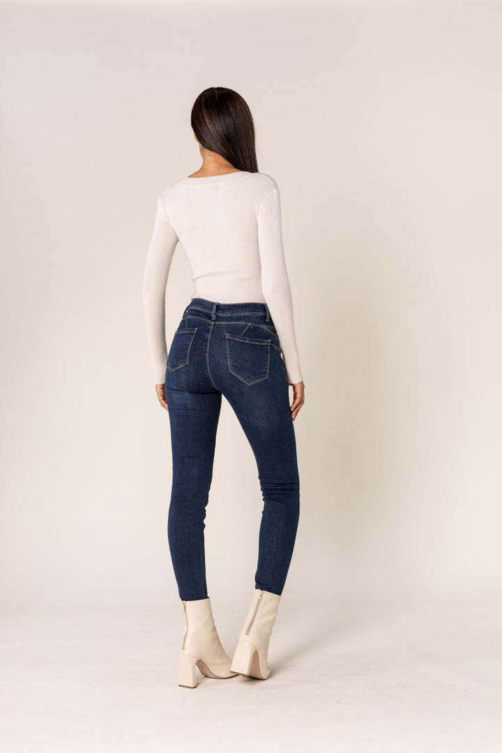 High Waist Skinny Jeans Push Up