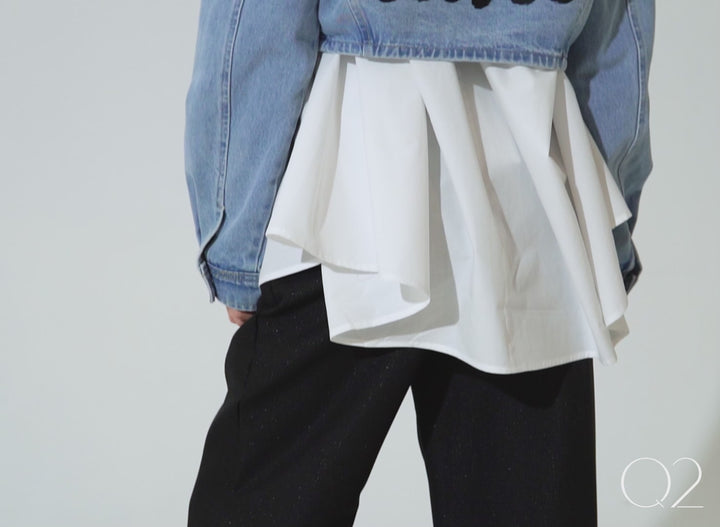 Cropped-Jeansjacke SEE YOU