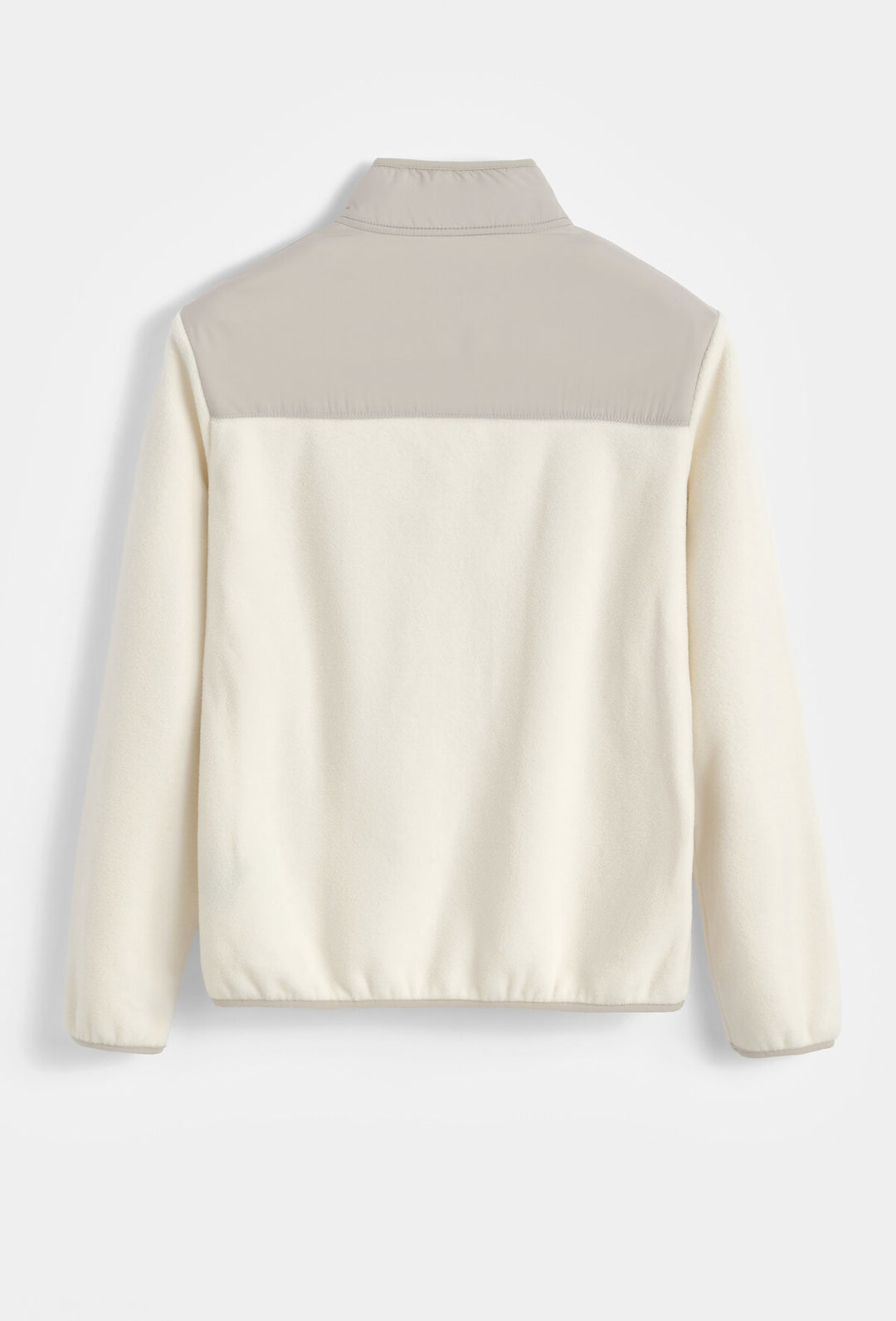 Jacke mit Reißverschluss – beige/grün