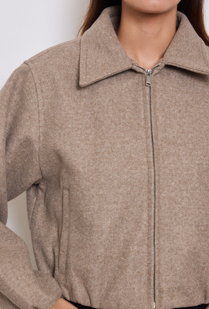 Bomberjacke - braun/olive