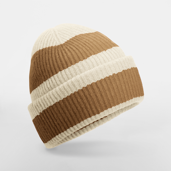 Unisex Strickmütze, Color Block Beanie