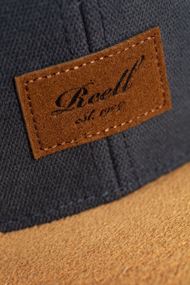 Casquette Real Curved Suede, Anthracite 