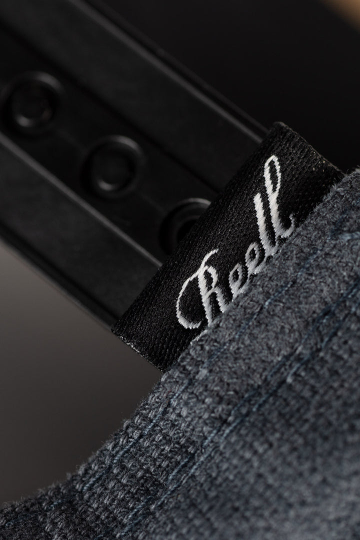 Casquette Real Curved Suede, Anthracite 