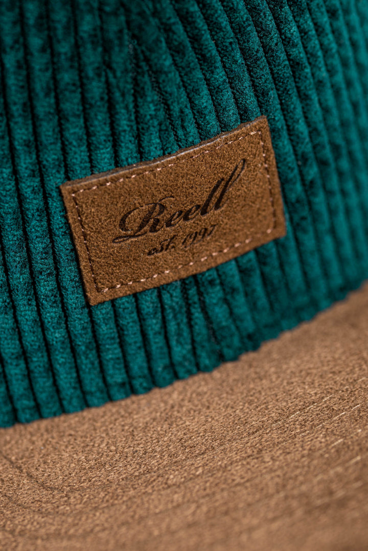 Suede Cap Forest Green Cord