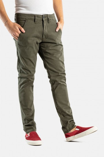 Reell Flex Tapered Chino Hose olive