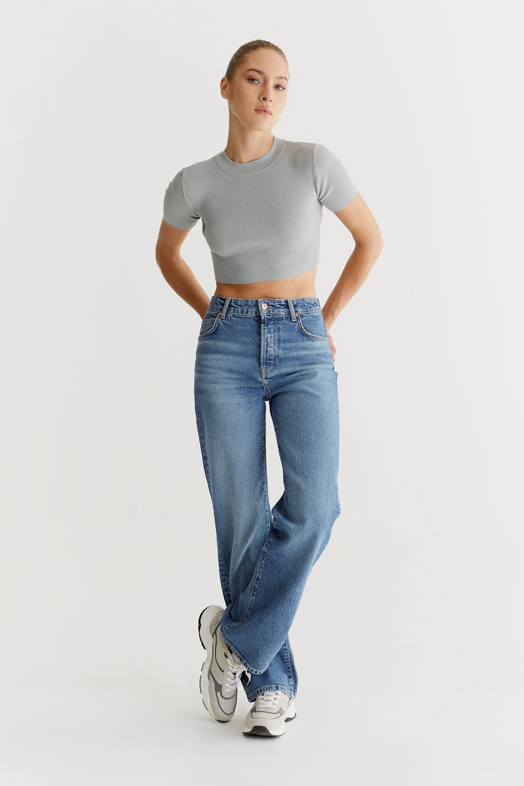 Wide Leg Jeans für Damen C.O.J Sara in blau ❤ UNiKAT Store Karlsruhe
