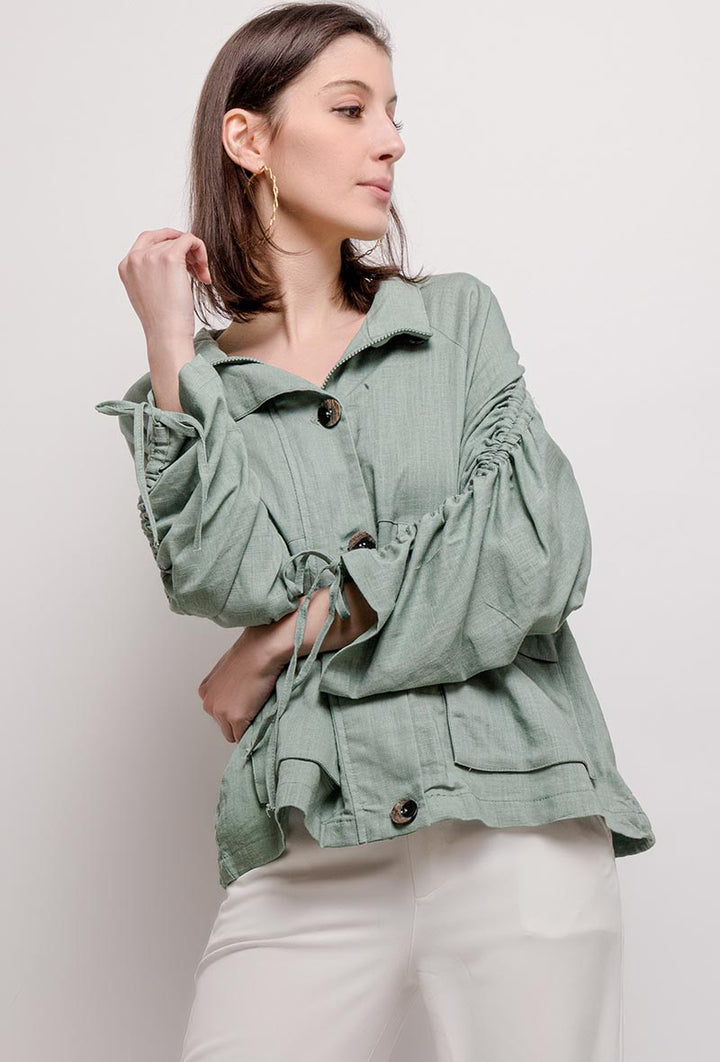 Leinen Damen Jacke Mode aus Paris bestellen ❤ UNiKAT Store Karlsruhe