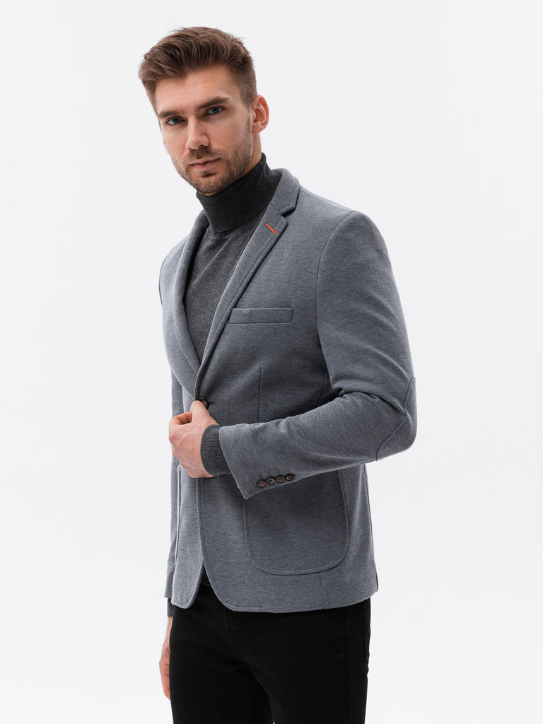 Eleganter Blazer für Herren in grau bestellen I Unikat Store Karlsruhe